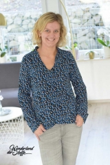 Viskose Leoparden Druck, petrol (bl�ulich)