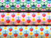 RESTST�CK 24 cm Jersey Erdbeeren Berrylove Jolijou, hellblau