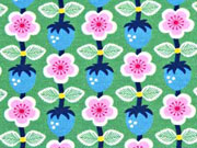 RESTST�CK 23 cm Jersey Erdbeeren Berrylove Jolijou, gr�n