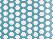 laminierte Baumwolle Punkte 9mm, wei� mint