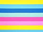 RESTST�CK 40 CM Jersey Lou Blockstreifen 3 cm, Pastellfarben