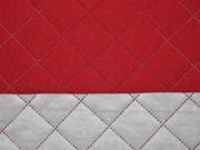 Moskau gesteppter Taschenstoff dunkelrot