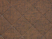 Moskau gesteppter Taschenstoff Nougat braun