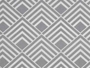 beschichtete BW Quadrate Leona, grau