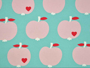 Canvas Stoff �pfel by Graziela schmutz-und wasserabweisend, mint