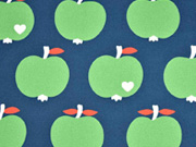 Canvas Stoff �pfel by Graziela schmutz-und wasserabweisend, gr�n dunkelblau