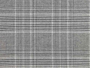 Jacquard Jersey Glencheck Classic, schwarz wei�