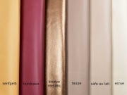 Kunstleder Lederimitat gepr�gte Optik, cafe au lait