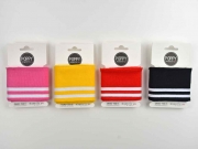 Fertigb�ndchen Streifen College Stil, wei� hellpink