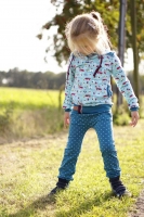 French Terry Sweat Lamas Kakteen Tipis, hellt�rkis