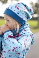 French Terry Sweat Lamas Kakteen Tipis, hellt�rkis