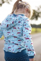 French Terry Sweat Lamas Kakteen Tipis, hellt�rkis