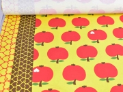 Canvas Stoff �pfel by Graziela schmutz-und wasserabweisend, gelb