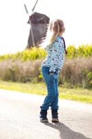 Jersey Punkte 5 mm, hellblau petrol