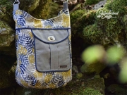 Dekostoff Leinenlook uni, taupe meliert