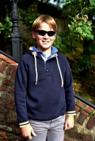 Jersey Streifen 1 cm, ocker wei�