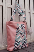 Kunstleder Lederimitat gepr�gte Optik, altrosa metallic