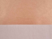 Kunstleder Lederimitat gepr�gte Optik, helles kupfer metallic