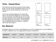 Schnittmuster Sommerbluse Frida Schnittreif