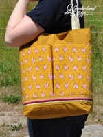 Baumwolle Rosen, ocker