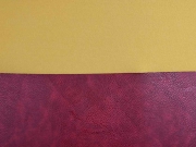 Lederimitat Vintage Look gepr�gte Optik, weinrot