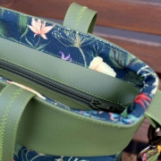 Kunstleder Lederimitat gepr�gte Optik, moosgr�n