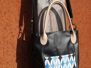 Kunstleder Lederimitat gepr�gte Optik, schwarz