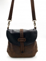 Leder Imitat Filzr�cken Vintageoptik, dunkelbraun