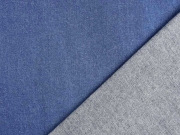 Stretchjeansstoff uni, indigoblau