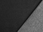 Stretchjeansstoff uni, schwarz