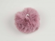 Kunstfellbommel Taschenanh�nger 6cm, altrosa