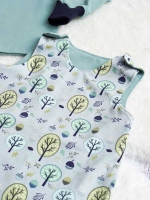 Jersey uni, altgr�n