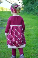 Jersey Rehe Blumen Herzen, beere