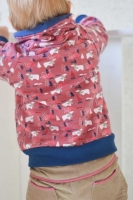 Jersey uni, dunkles Jeansblau