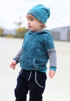 Sweatstoff angeraut uni, mausgrau