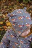 Sweatstoff angeraut uni, mausgrau