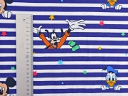 Jersey Disney Pluto Mickey Maus Donald Duck, dunkelblau wei� gestreift