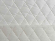 Jackenstoff wattierter Stepper uni, cremewei�