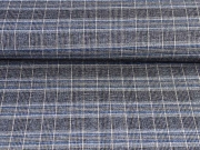 Jacquard Jersey Glencheck, blau camel schwarz wei�