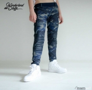 Leder Imitat Meterware - dunkelblau