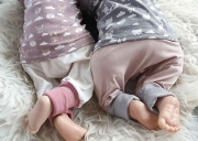 Jersey Hasen F�chse B�ren Wolken , cremewei� altrosa