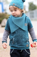 Musselin Double Gauze uni, petrol