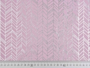 Jersey Pfeilspitzen Fischgr�t, silbermetallic hellaltrosa