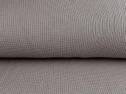 Strickstoff Baumwolle gerippt, taupe