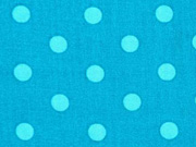 RESTST�CK 31 cm Baumwollstoff Punkte 0,8cm - t�rkis petrol