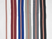 endlos Rei�verschluss metallisiert KUPFER 6,5 mm Spirale + 3 Schieber, dunkelgrau