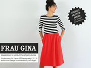 Frau Gina Rock Wickeloptik Schnittmuster