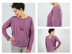 Frau Vega Wickelpulli Schnittmuster