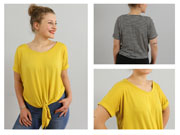 Frau Bille Knotenshirt Schnittmuster Studio Schnittreif