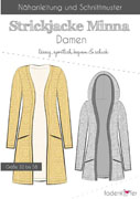 Schnittmuster Damen Strickjacke Minna Fadenk�fer